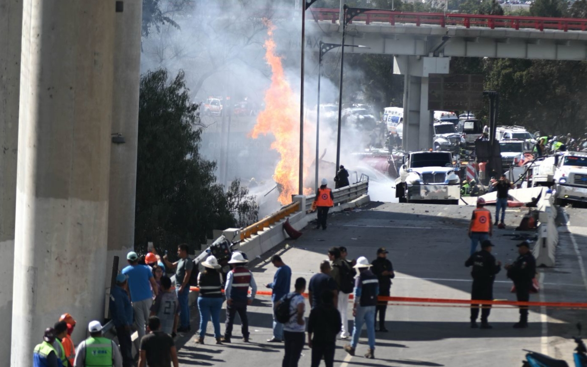 Explosión de pipa en Iztapalapa