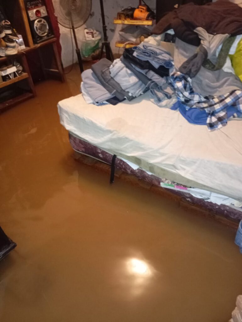 Familias de San Marcial no durmieron tras lluvias del 16 de septiembre