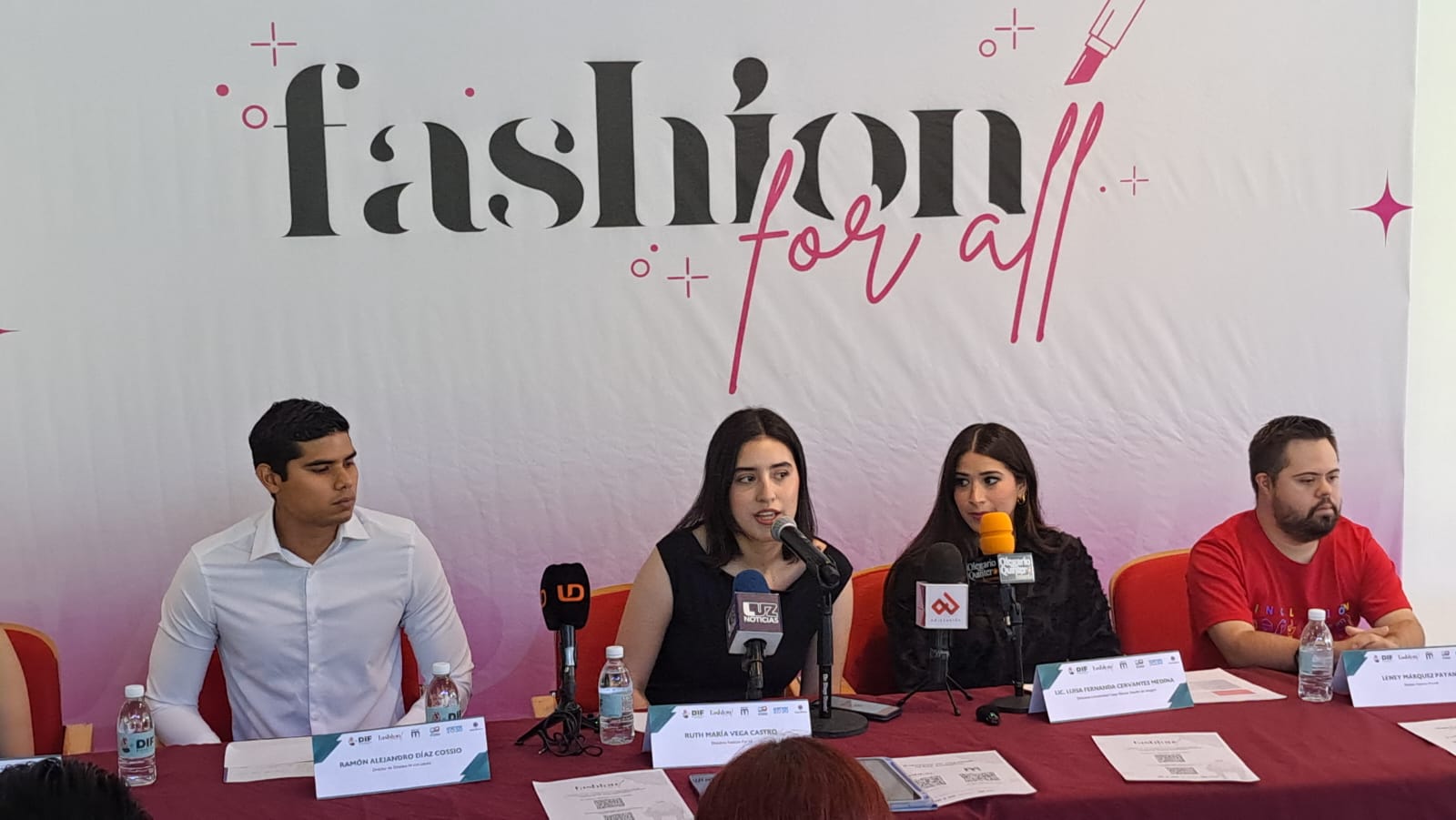 Conferencia de prensa para anunciar la convocatoria de la segunda edición del Fashion for All.