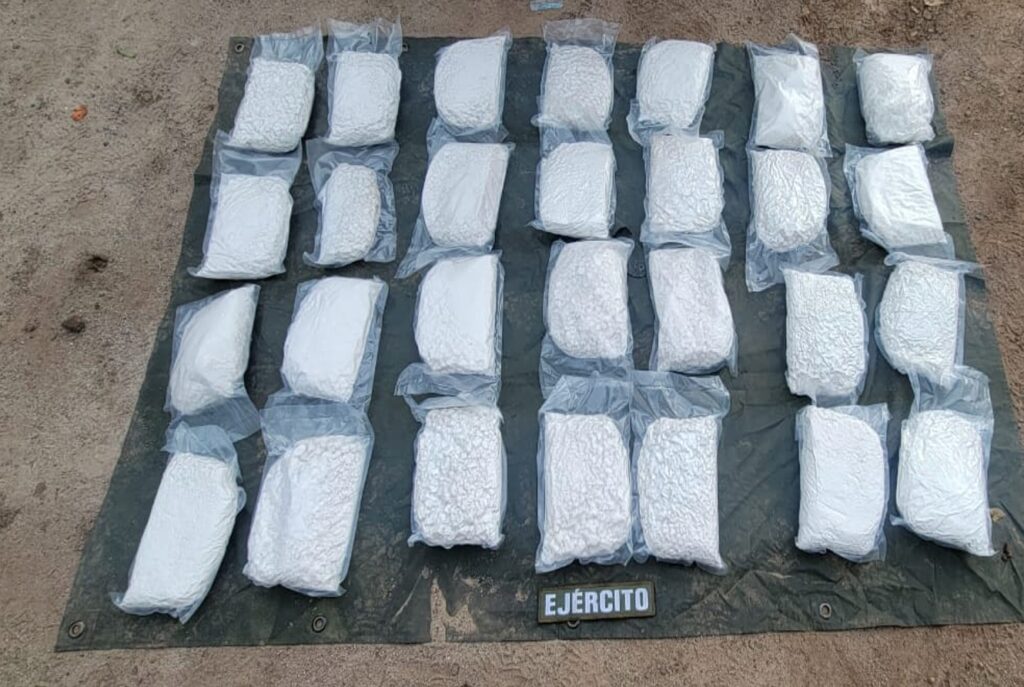 Aseguran 28 kilos de fentanilo