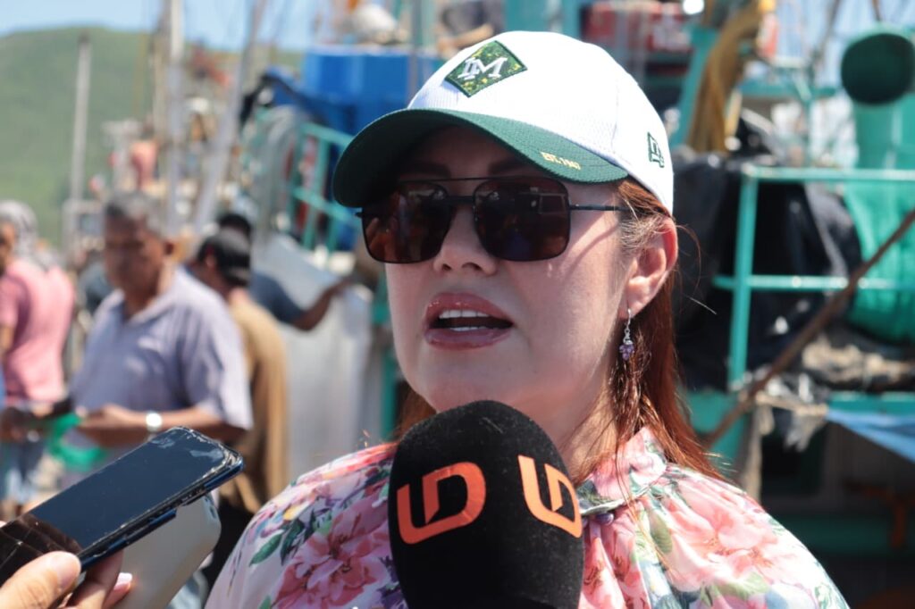 Flor Emilia Guerra Mena, secretaria de Pesca y Acuacultura en Sinaloa.