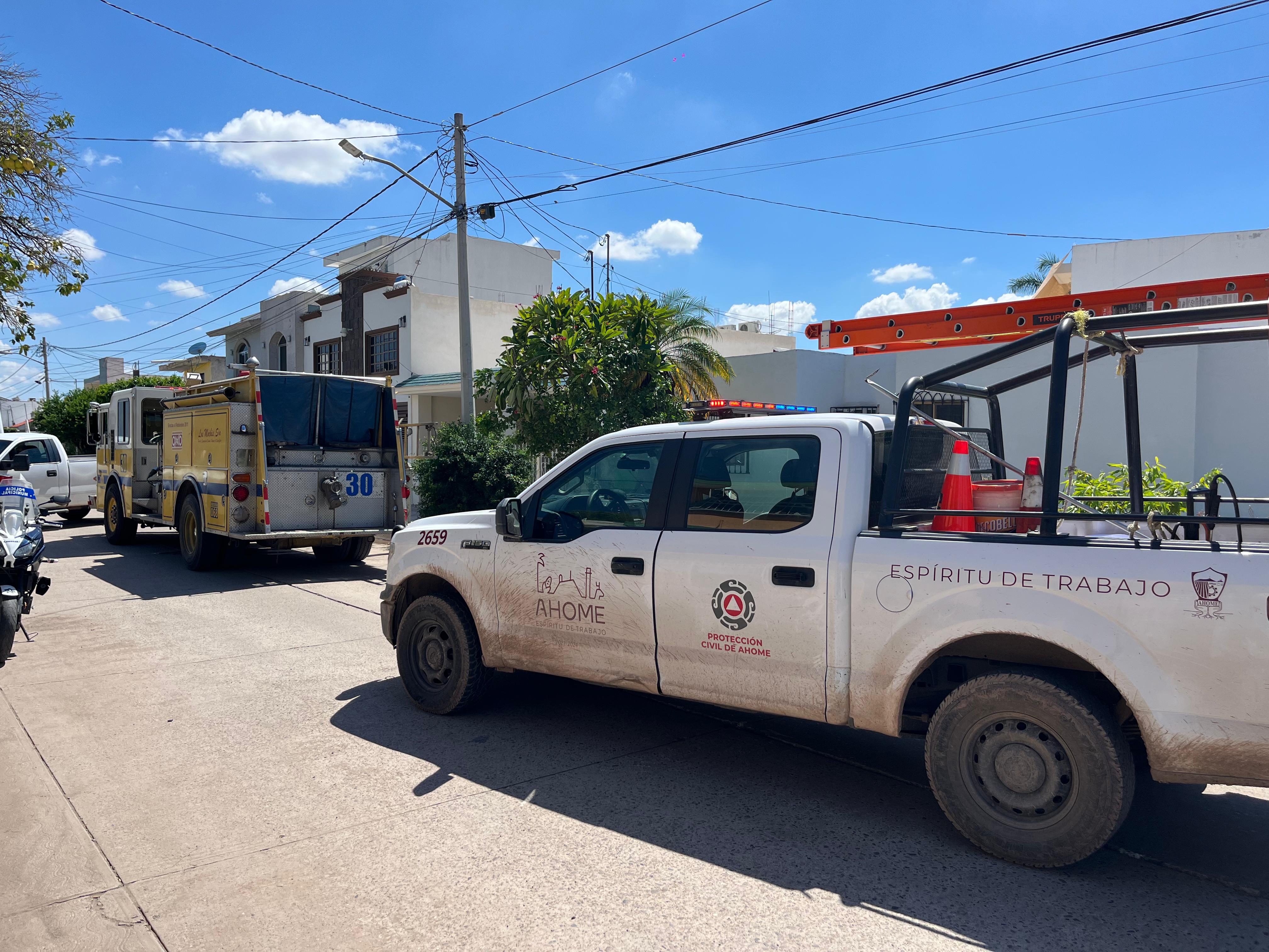 Fuga de gas en el sector norte de Los Mochis moviliza a los cuerpos de emergencia