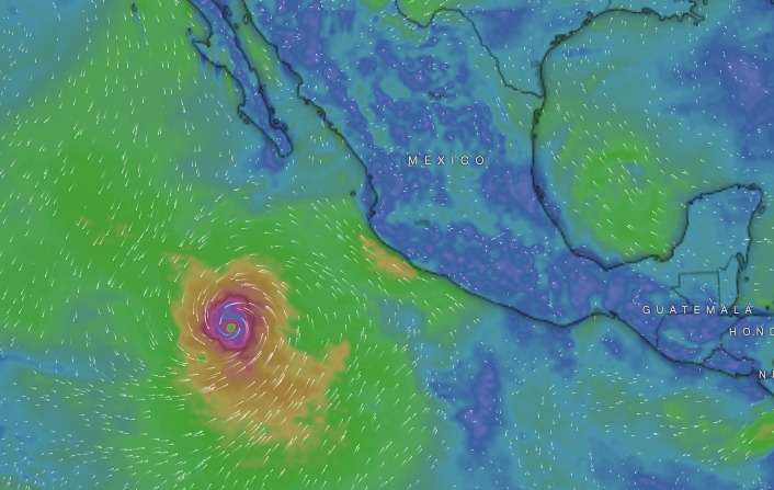 Huracán Narda podría ascender a categoría 3