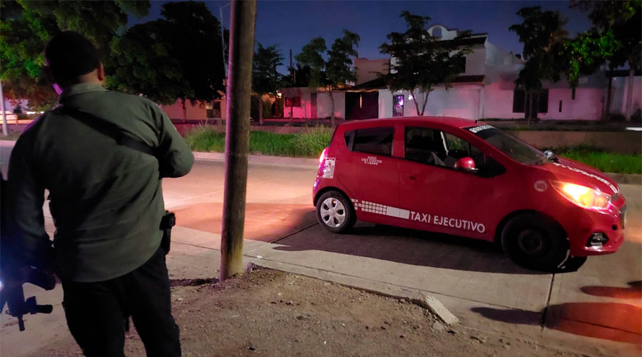 Intento de asalto a taxista en Los Mochis