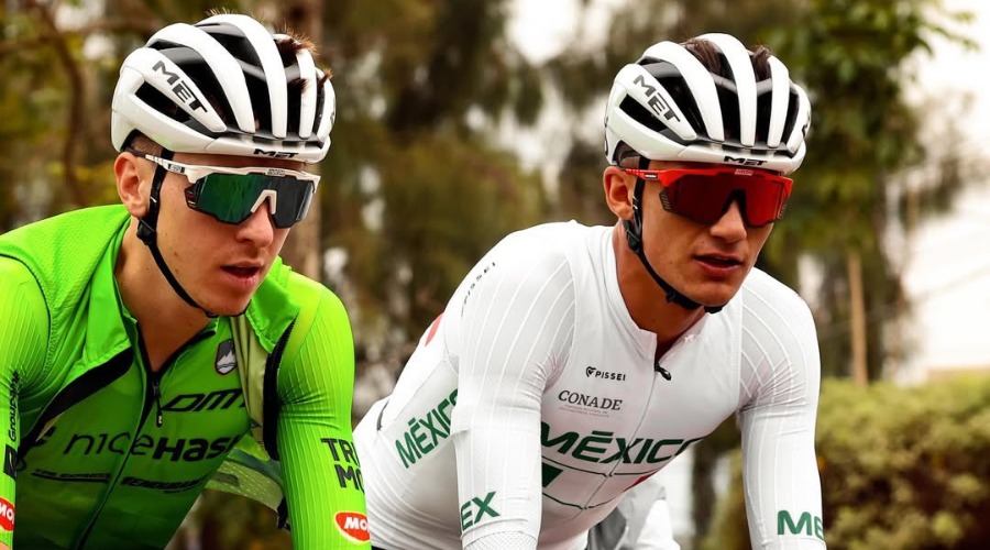 Isaac del Toro y Tadej Pogacar entrenan juntos previo a Campeonato Mundial de Ciclismo