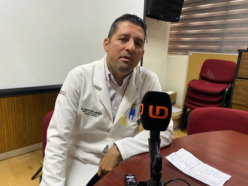 Jaime Astorga Mendoza, director del Hospital General IMSS-Bienestar en Los Mochis