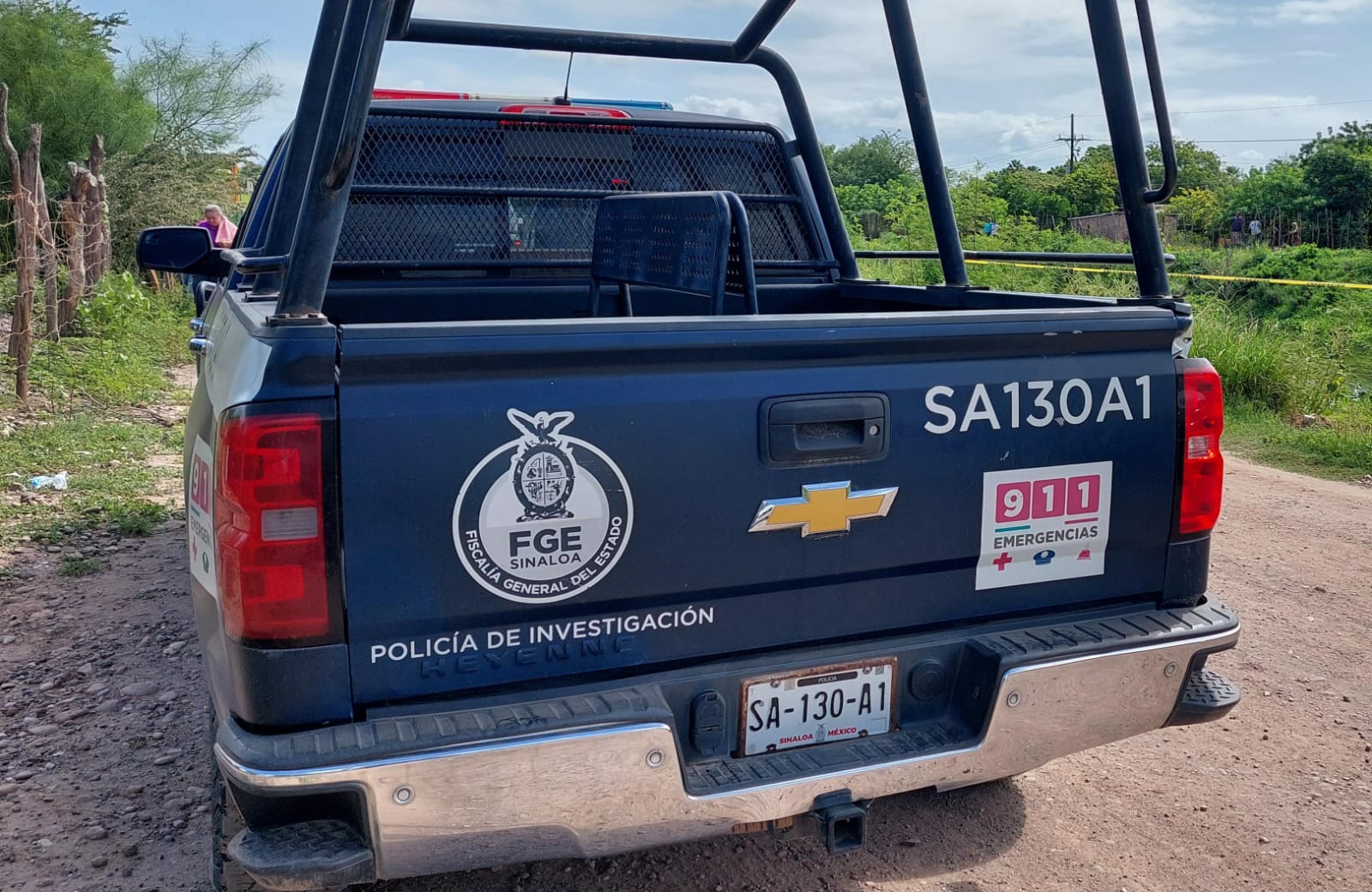 Joven es herido a balazos en supuesto asalto en un camino de terracería en Ahome