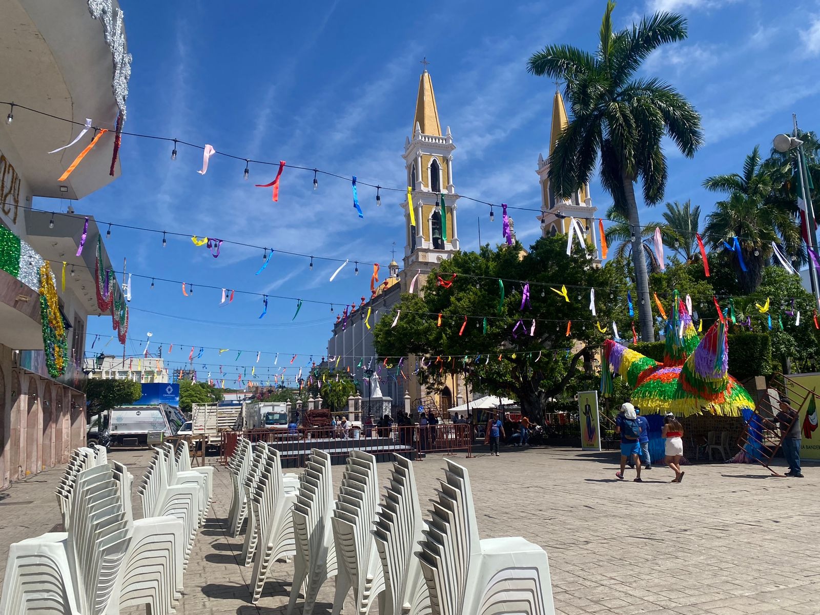 La alcaldesa de Mazatlán dio a conocer el calendario cívico y las actividades que se van a realizar los próximos días