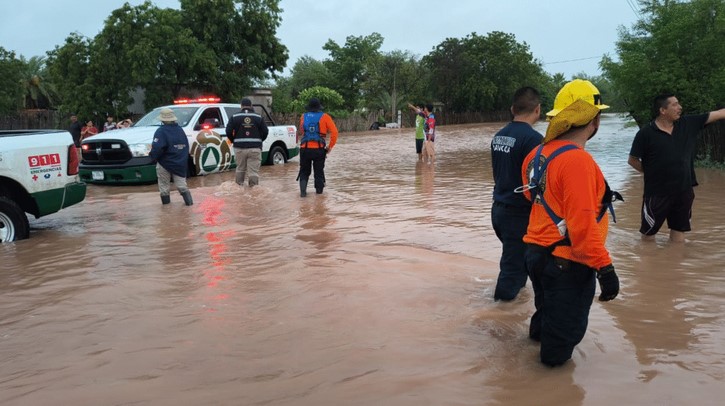 Lluvias no dan tregua en Sonora: reportan inundaciones y múltiples afectaciones derivadas de 