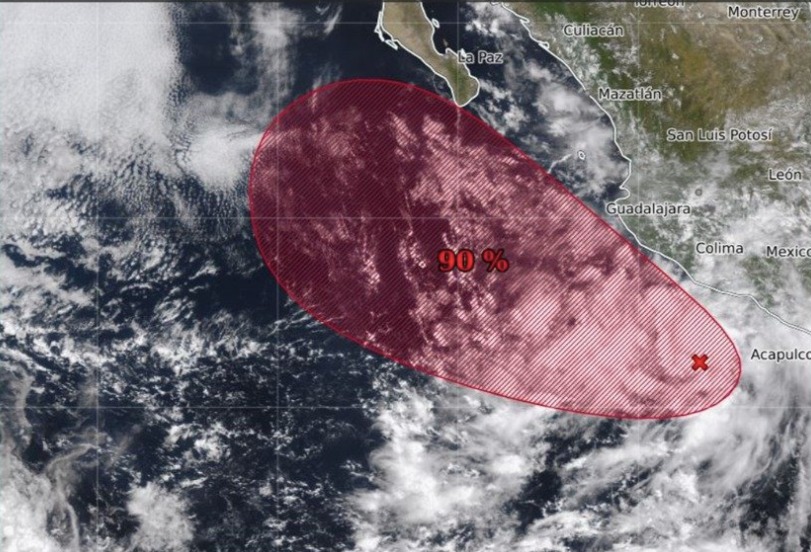 Tormenta tropical Lorena.