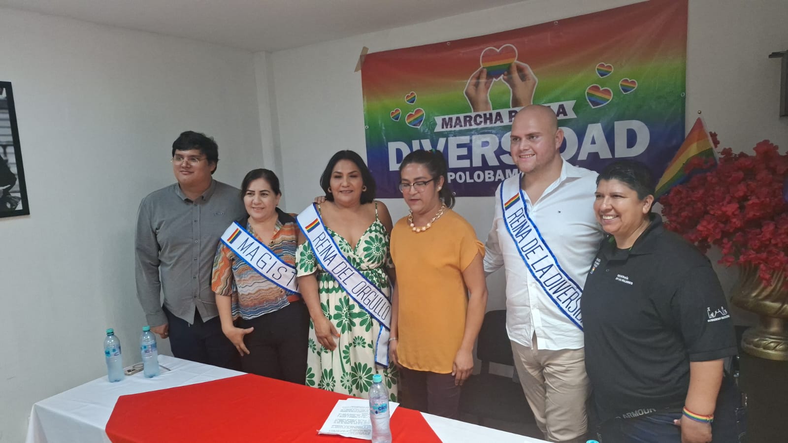 Conferencia de prensa para anunciar la Marcha de la Diversidad.