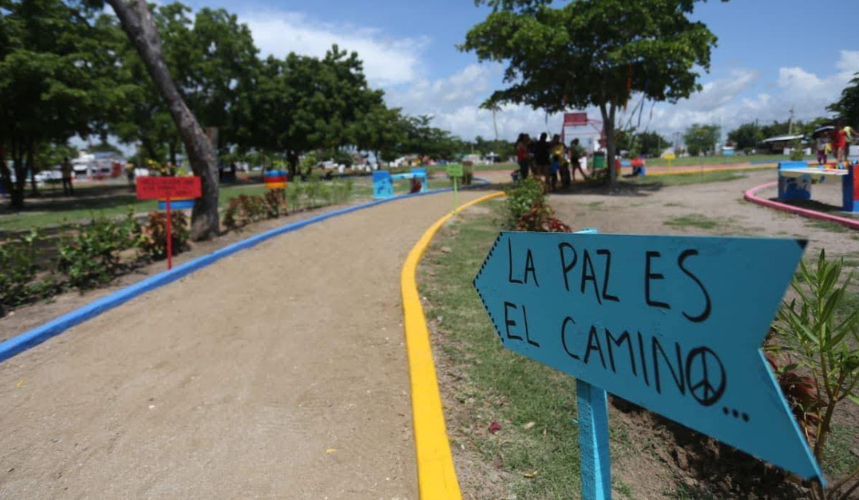 Parque rehabilitado en Mazatlán