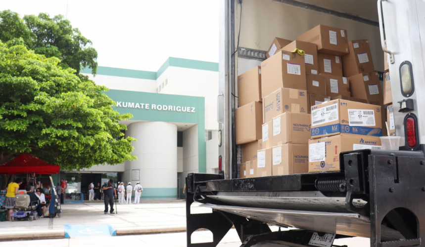Abastecimiento de medicamentos al Hospital General de Los Mochis