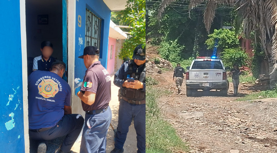 Menor defiende a su madre y es herido por su abuela en la colonia Díaz Ordaz en Mazatlán