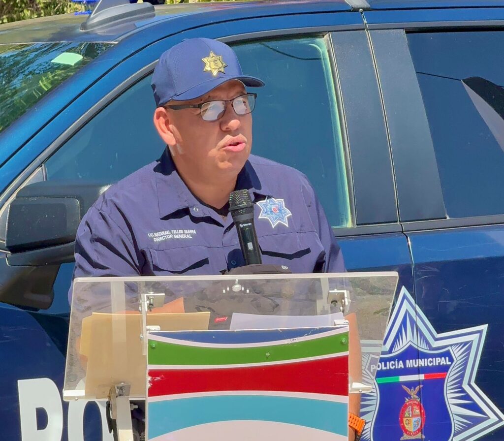 Natanael Téllez Ibarra, director de Seguridad Pública y Tránsito Municipal de El Fuerte.