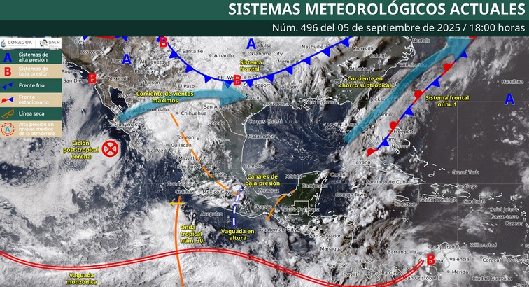 Lluvias persistirán en Sinaloa, Sonora y Durango: pronóstico del clima para esta noche y la madruga