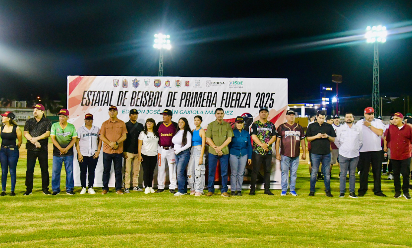 Salvador Alvarado es sede del Torneo Estatal de Beisbol de Primera Fuerza 2025