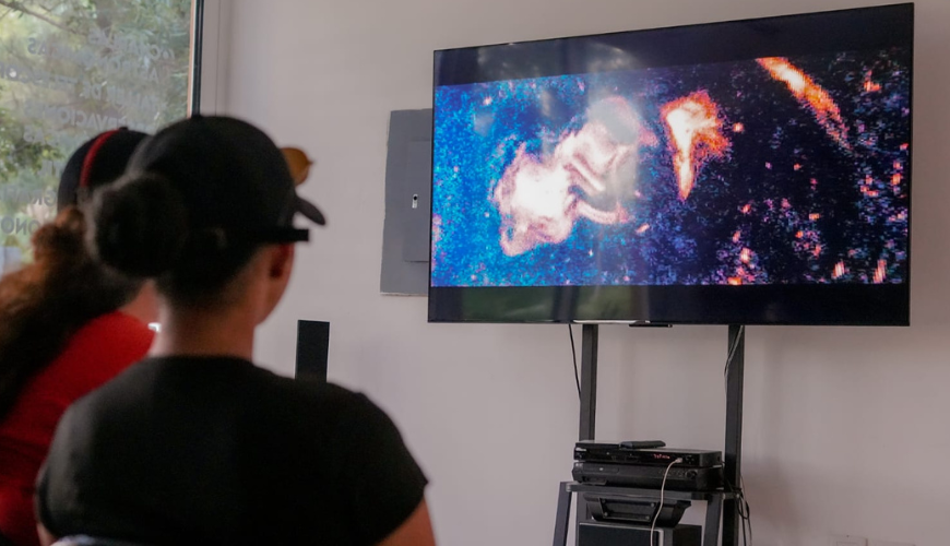 Película de astronomía por la Samaz
