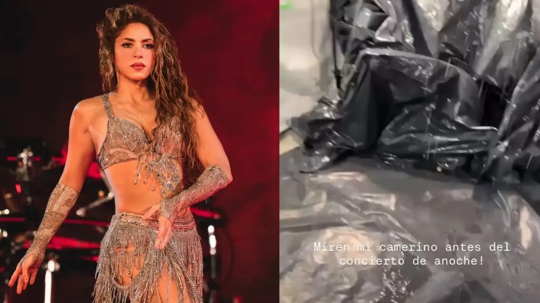 Shakira sufre inundación en su camerino tras fuertes lluvias en Querétaro: VIDEO