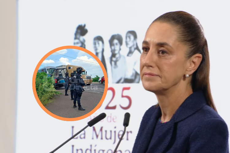 Sheinbaum: Ataque a escoltas en Culiacán sería por robo de vehículo; ninguna hipótesis se descarta