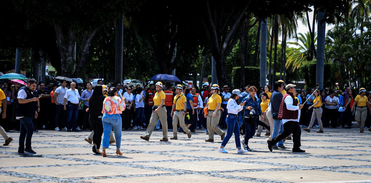 Simulacro nacional en Sinaloa