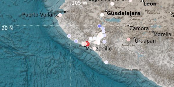 Sismo de 4.4 grados en Colima y se percibe en la costa de Jalisco