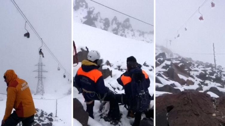 Tragedia en teleférico de Rusia deja tres muertos tras colapso del cable