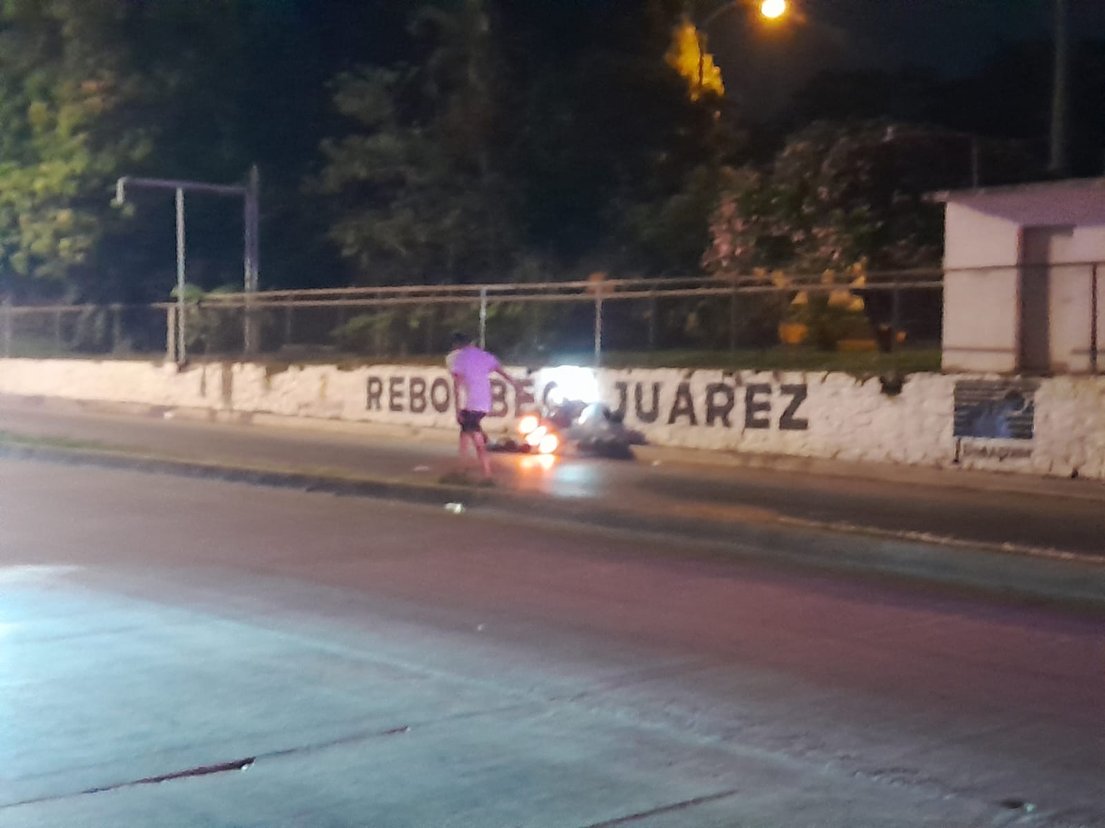 motociclista atacado a balazos
