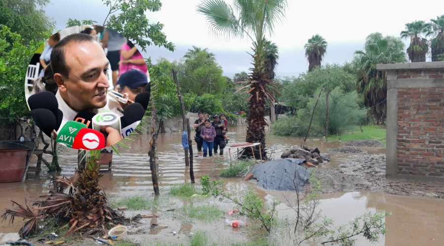 Entrega de apoyos a familias afectadas tras inundaciones