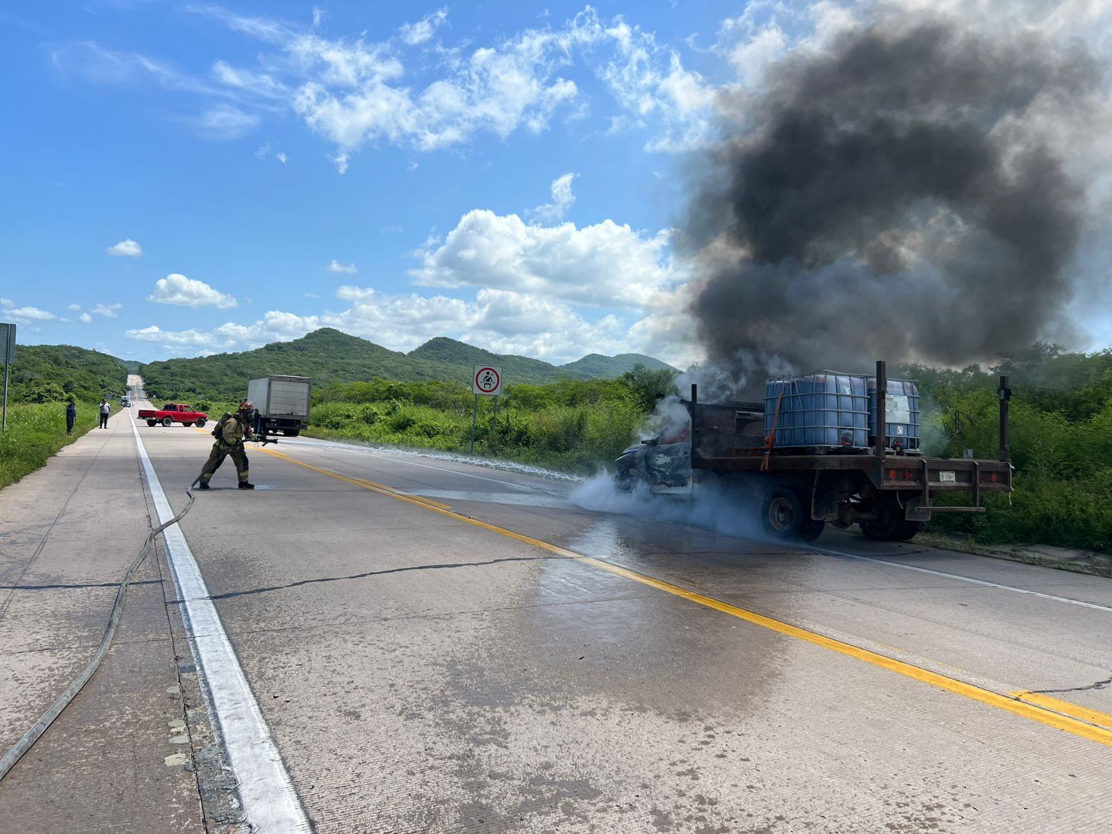 El sobrecalentamiento ocasionó que la cabina se incendiara