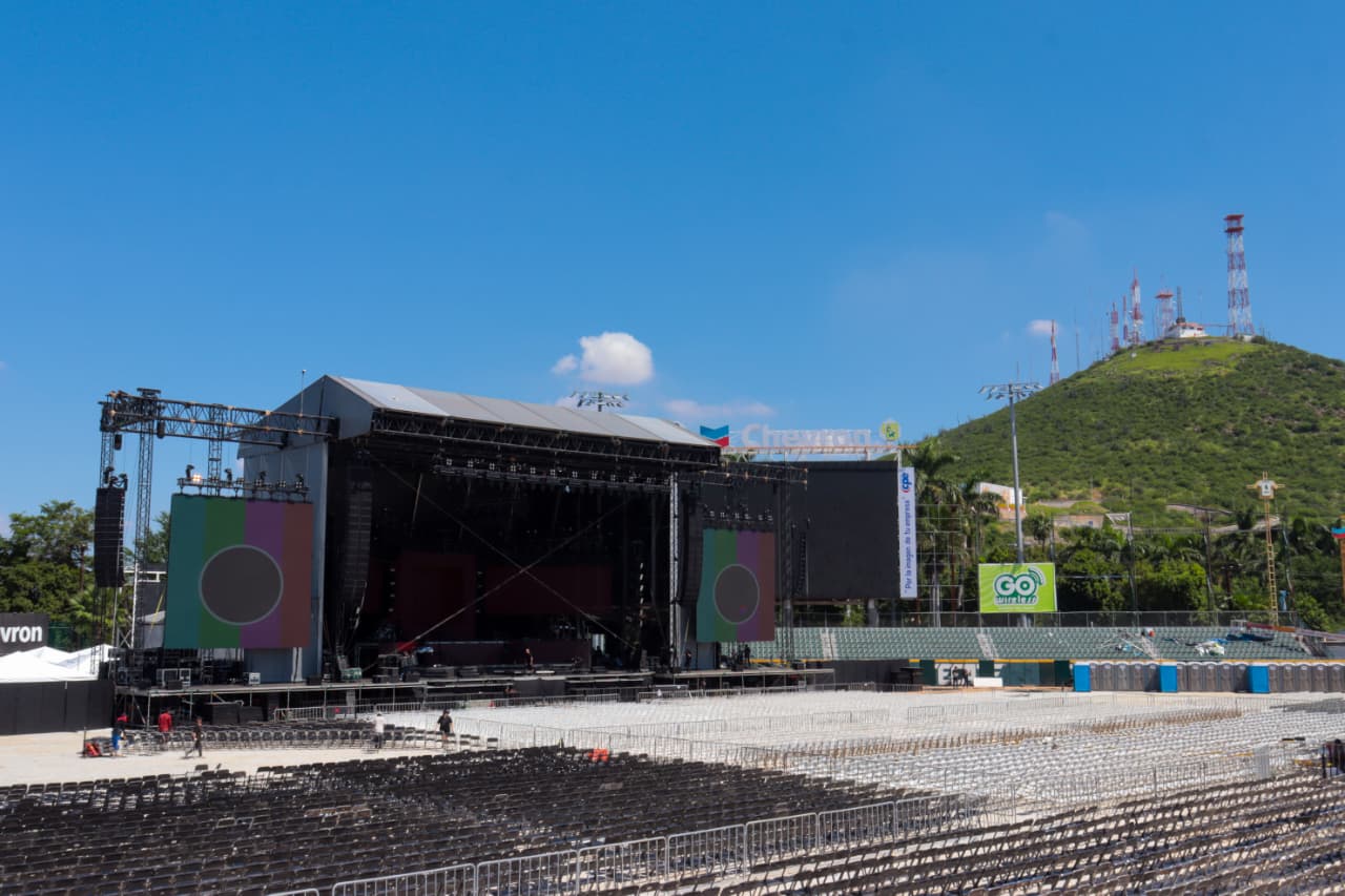 Últimos preparativos para concierto de Chayanne en Los Mochis