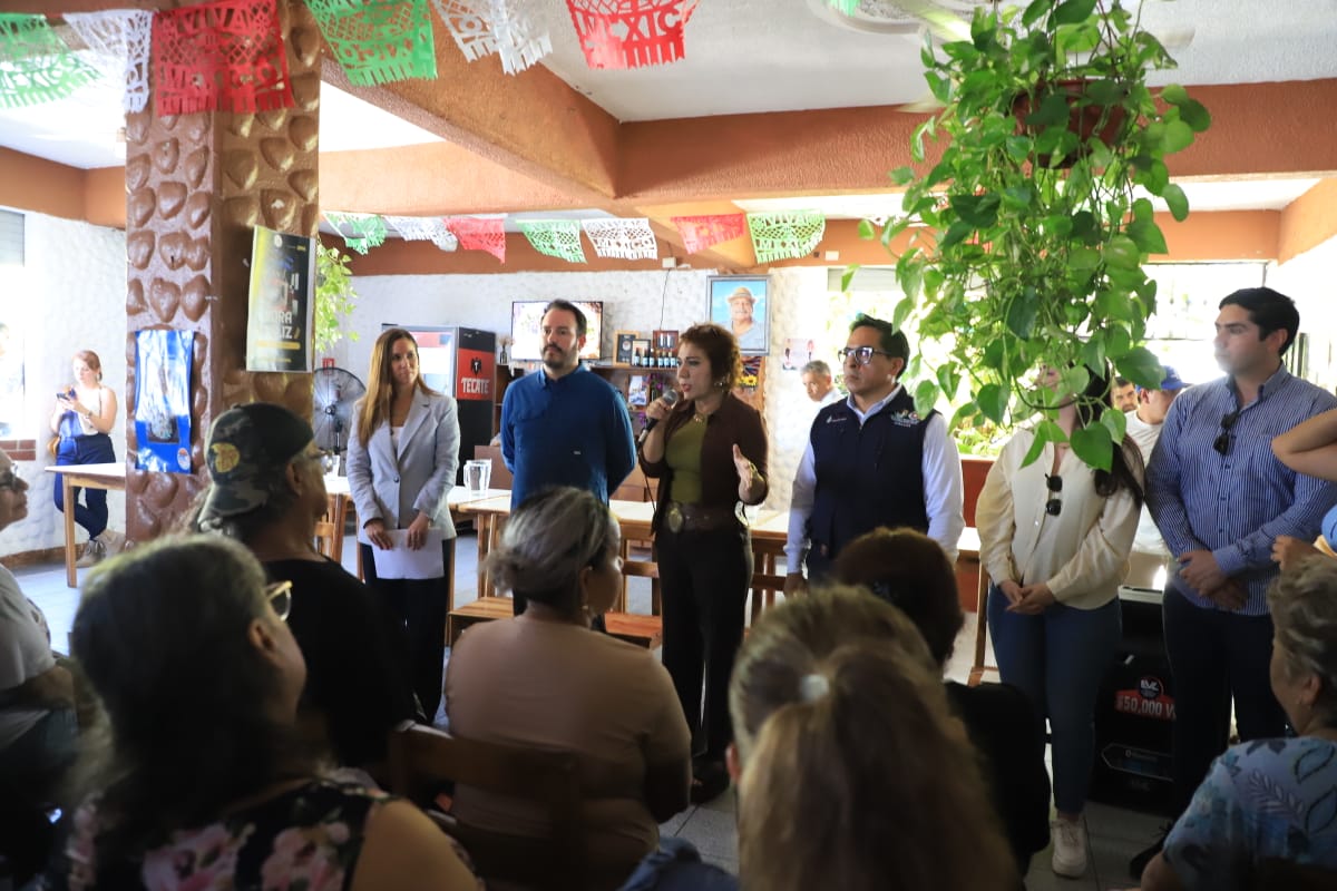 Encuentro de comercialmente de Altata con gabinete estatal
