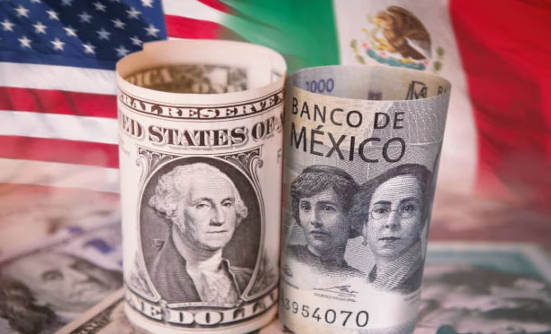 Dóñar y billete de México