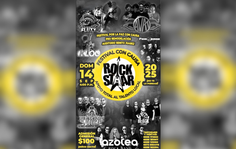 Evento de rock “Festival por la Paz”