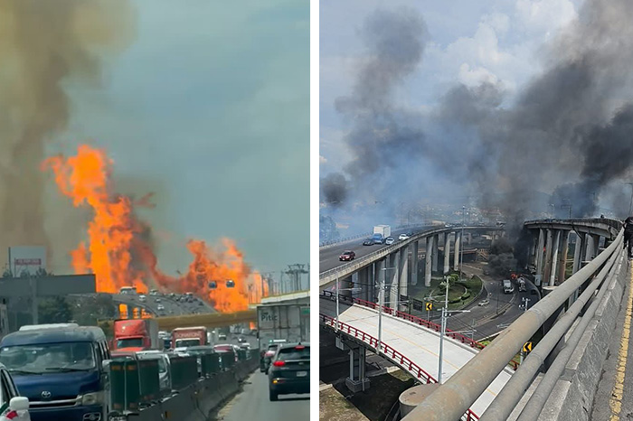 Explosión de pipa en Iztapalapa