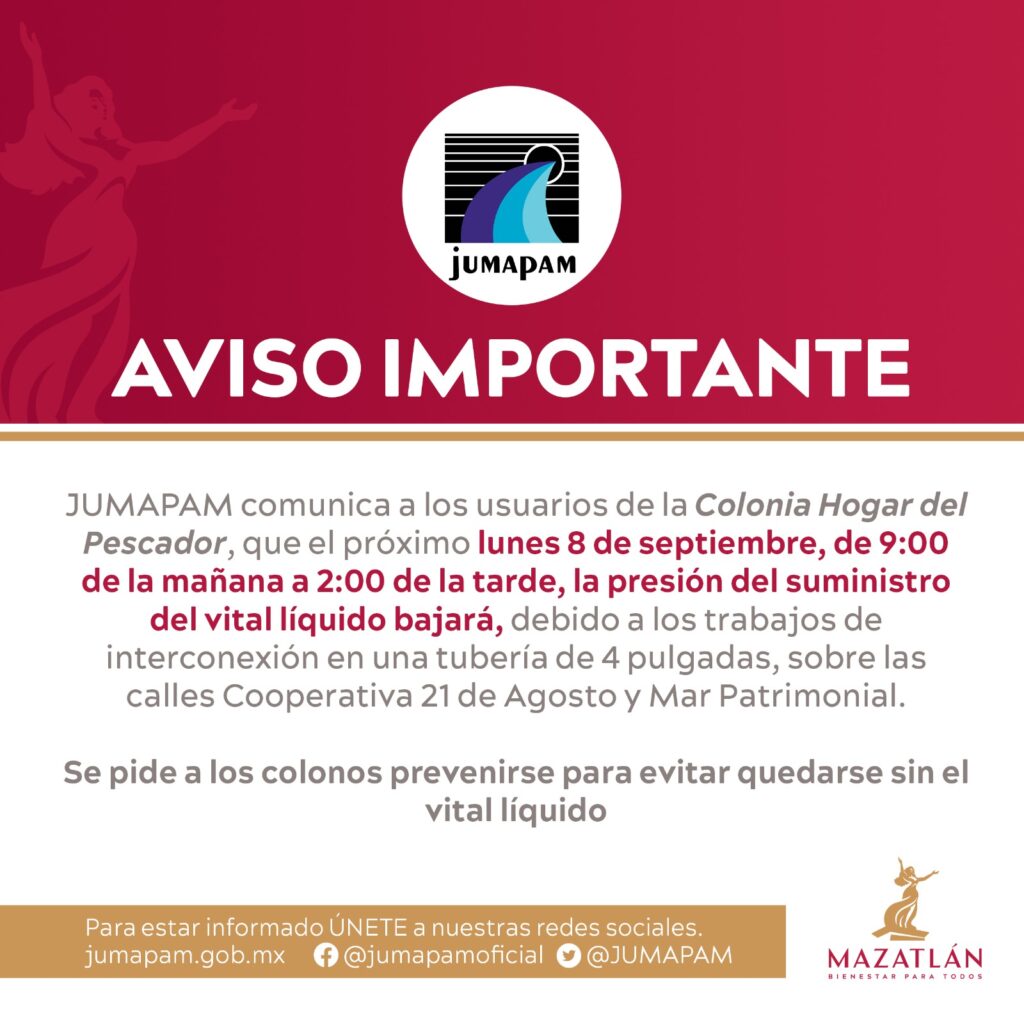 Aviso de Jumapam