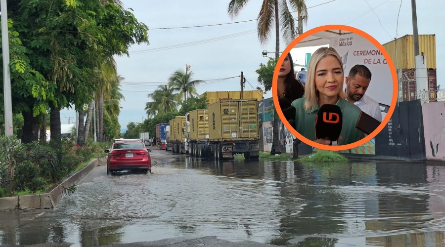 Afectaciones por lluvias en el sur de Sinaloa