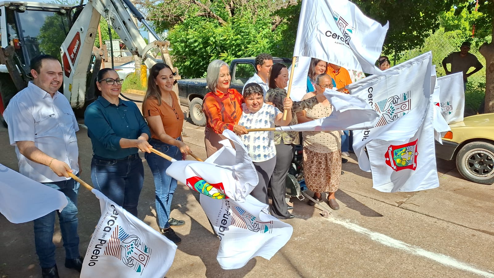 Comienzan obras de drenaje en Las Fuentes, Guamúchil.