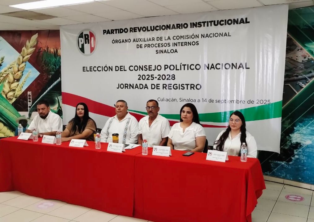 registro de planillas en Sinaloa para integrar el IX Consejo Político del PRI