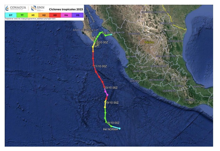 tormenta tropical Lorena (1)