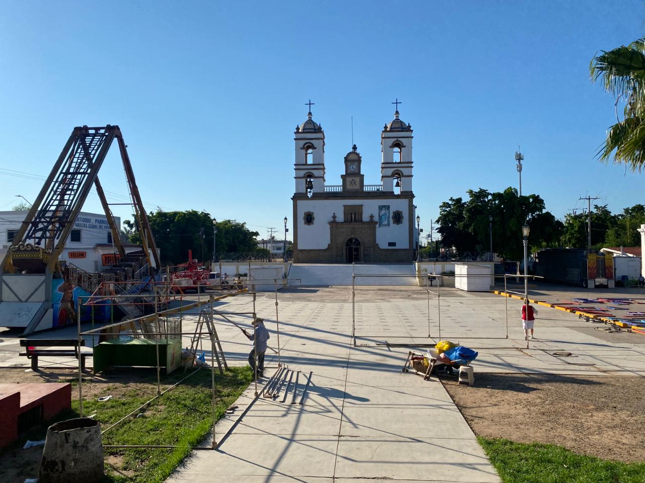 Preparan Feria de la Virgen del Rosario en Guasave