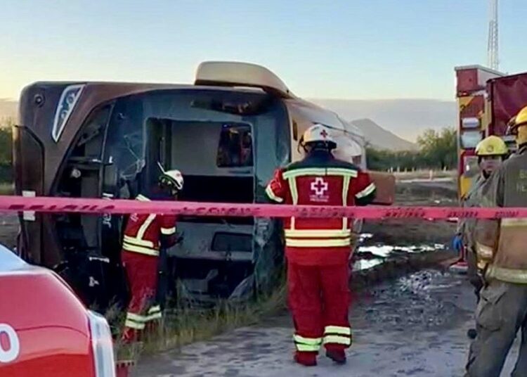 Accidente de camión en Sonora