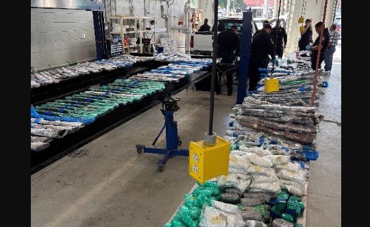 Armas decomisadas en Laredo