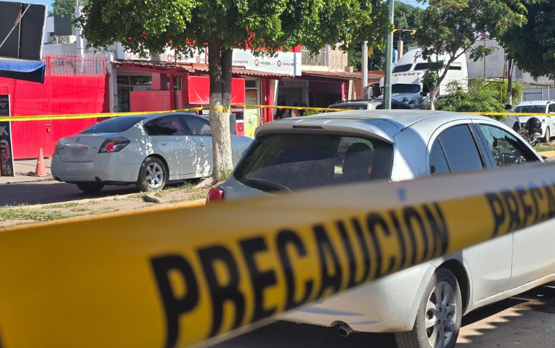 Policía de Culiacán acordona sitio del ataque armado