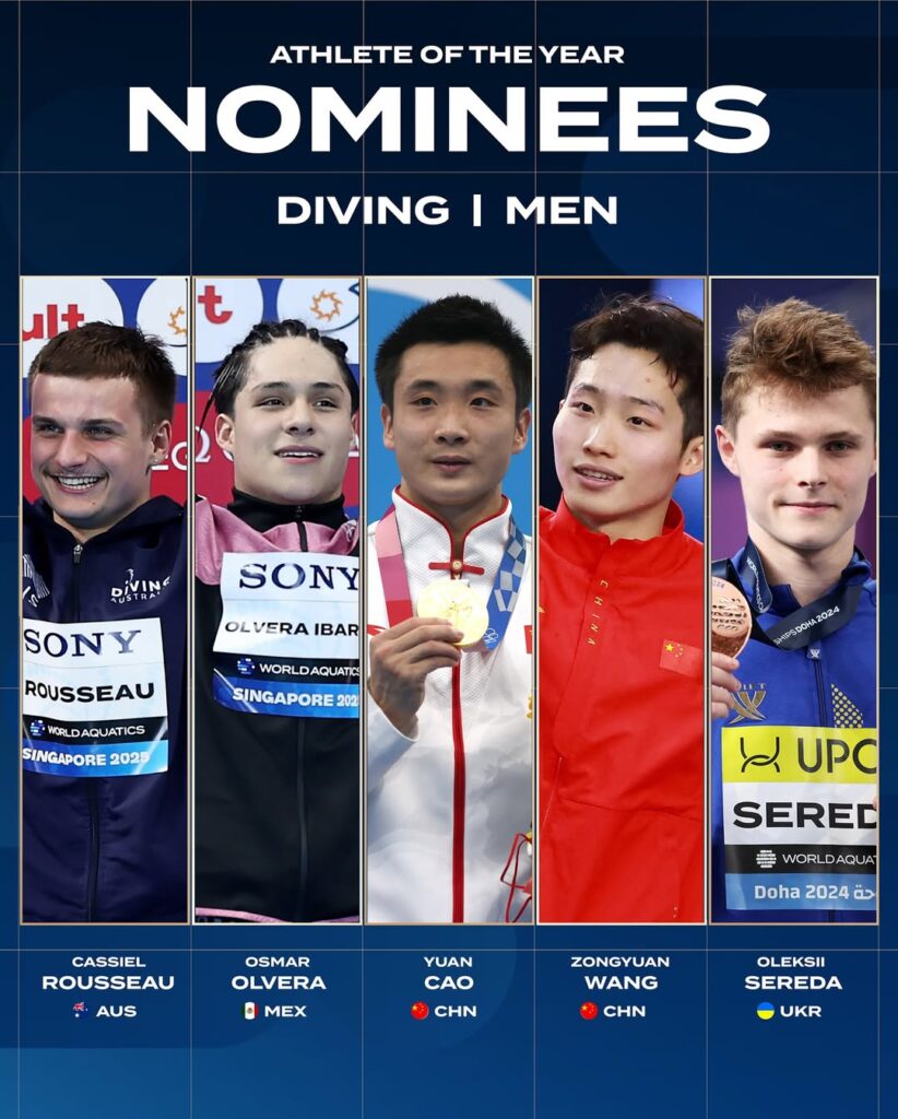 Nominados a Atleta del Año.