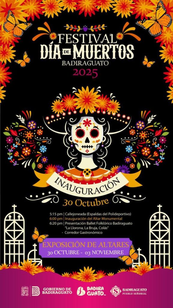 Badiraguato prepara el Festival de Día de Muertos 2025
