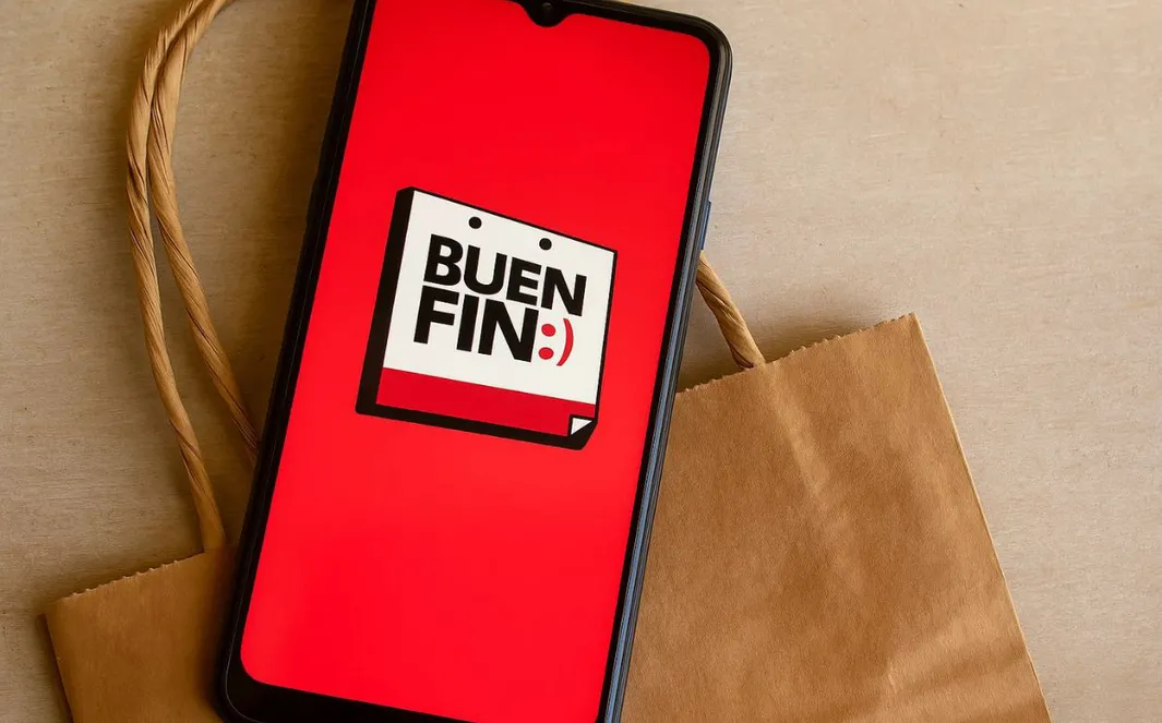 Bolsa de compras con logo del Buen Fin 2025