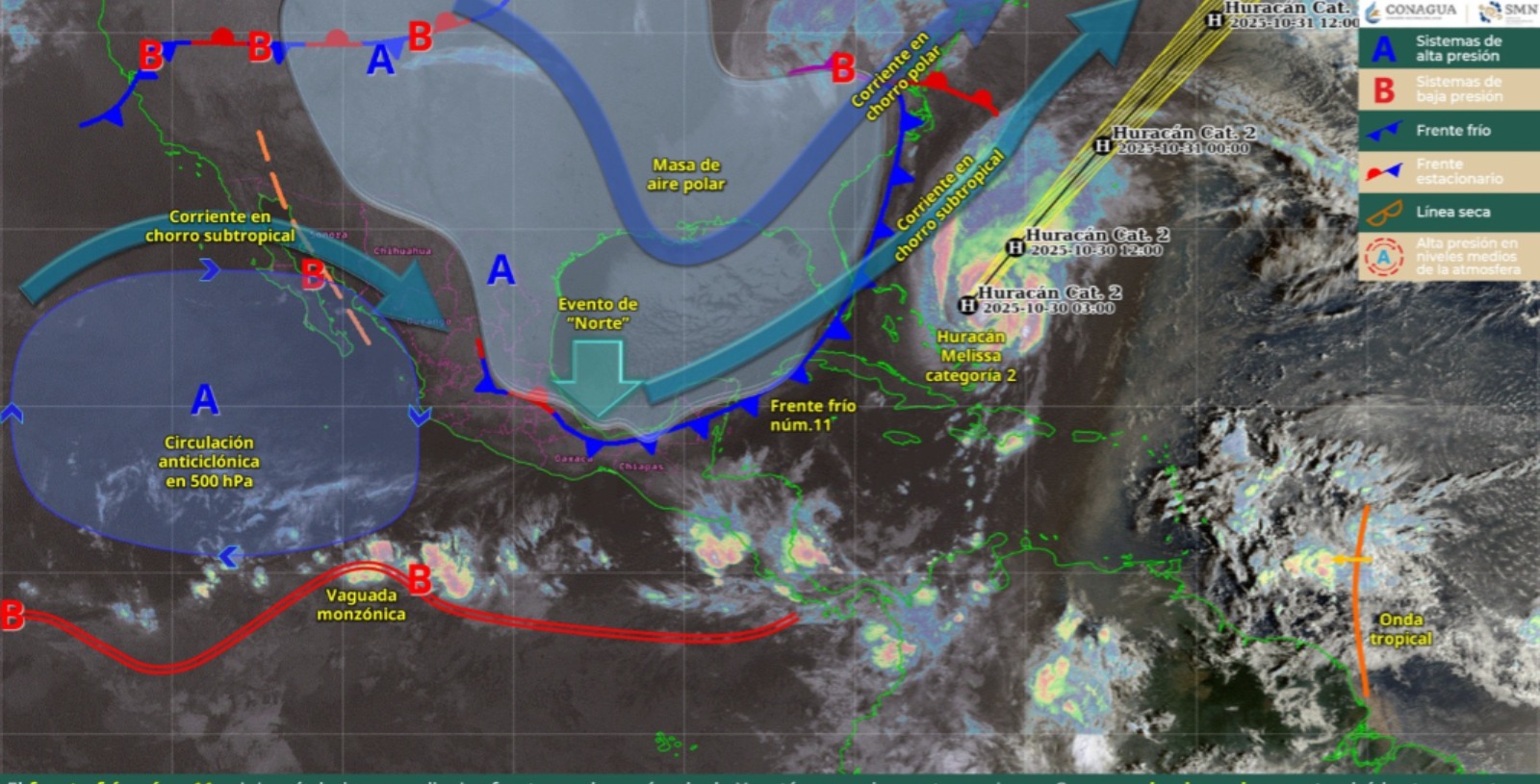 Pronóstico del clima en México