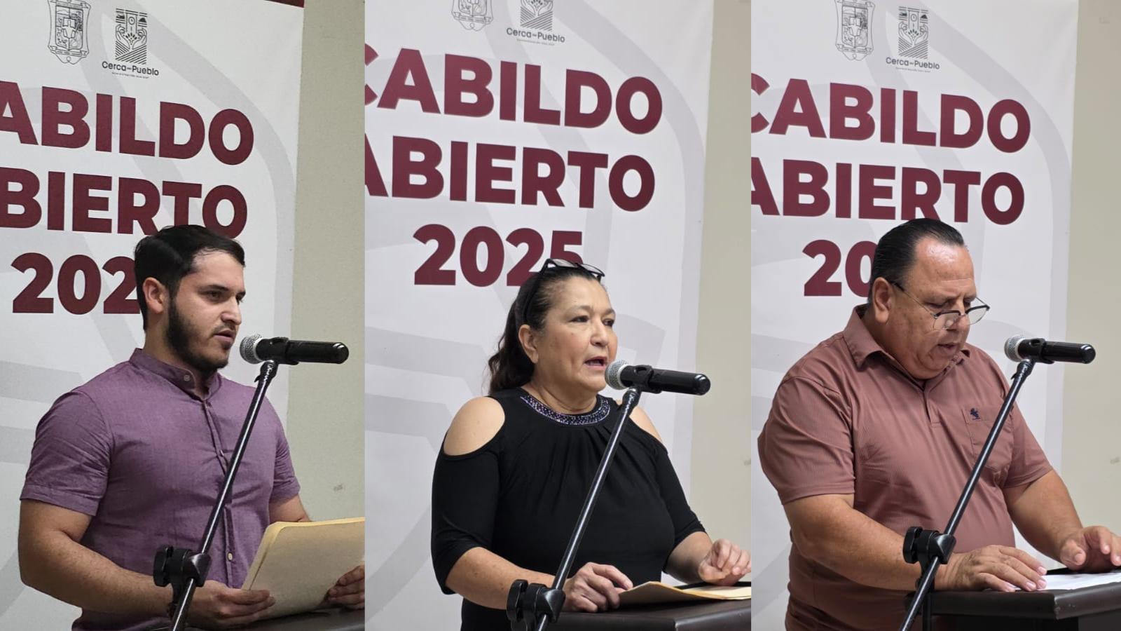 Ciudadanos en el Cabildo Abierto