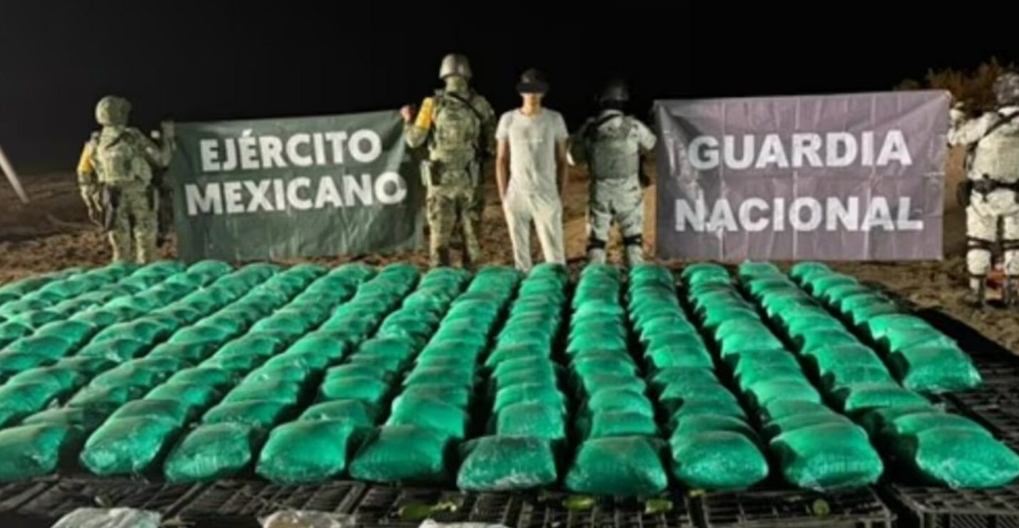 Droga decomisada en Sonora